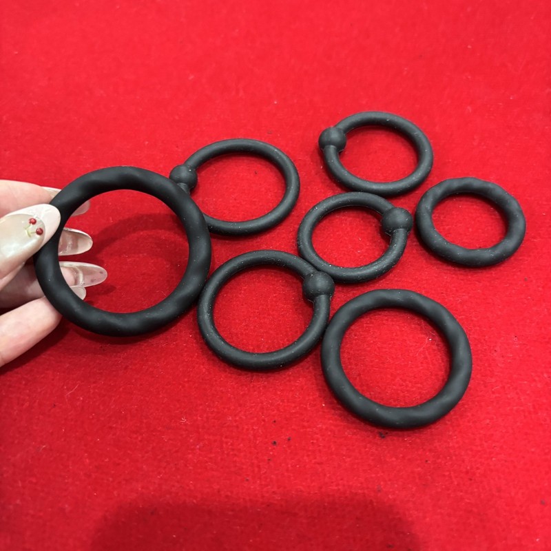 7PCS Male Cock Ring Super Strong Stretchy Stay Harder Penis Rings Cockrings Men