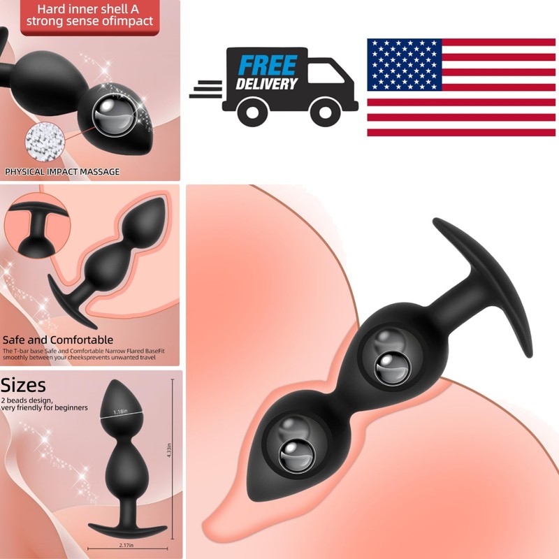 Discreet Anal Sex Toy with Unique Gravity Shifted Design for Enhanced Pleasure
