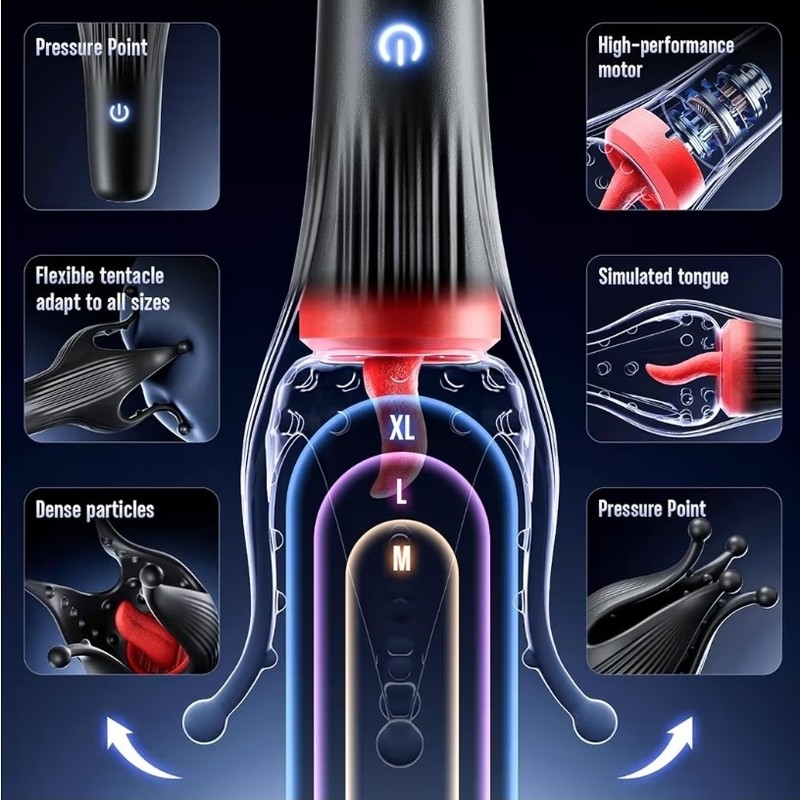 Male Sex Toy Penis Vibrator - EINSEO Male Masturbator Sex Toys for Men... gallery