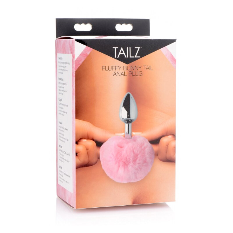Tailz Fluffy Tail Anal butt plug Metal Sex Toy