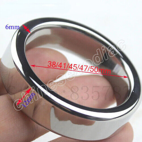 Stainless Steel Penis Ring Cock Rings Penis Lock Enhancer Sex Toys Men gallery