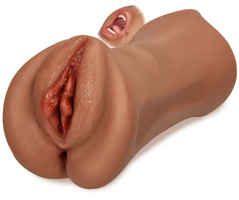 Male Masturbator Pocket Pussy Blowjob Realistic Mouth Sex Toy for-Men Vagina gallery