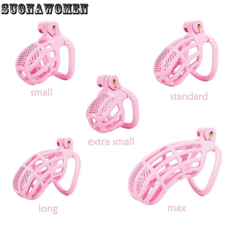 Cobra Male Chastity Cage Device Men Resin Mamba Bird Locking Belt 4 Ring Sex Toy gallery