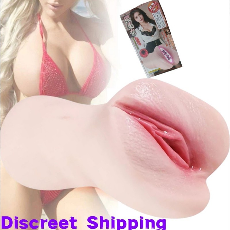 Male Masturbaters Realistic Vagina Anal Pocket Pussy Sex-Toy for Men Love Stroke