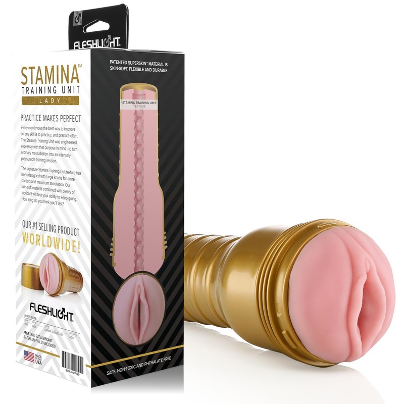 Fleshlight Stamina Training Unit Male Masturbator, Pink Lady
