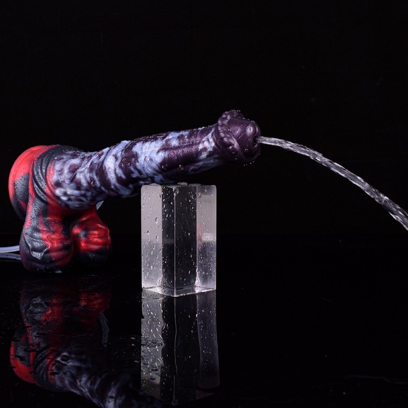Silicone Squirting Ejaculating Dildo Suction Cup Stimulate Cock Penis Sex Toys gallery