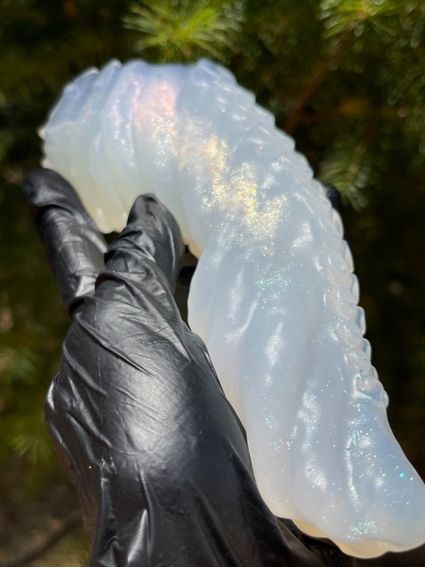Sparkling penis Silicone Tentacle 7"Dildo Adult Sex Toys Women G-spot Stimulator gallery
