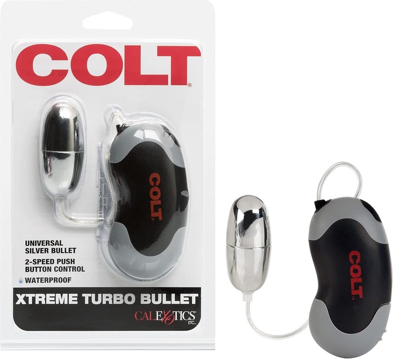 CalExotics Colt Xtreme Turbo Bullet Vibrator for Men – Waterproof Sex Toys for C