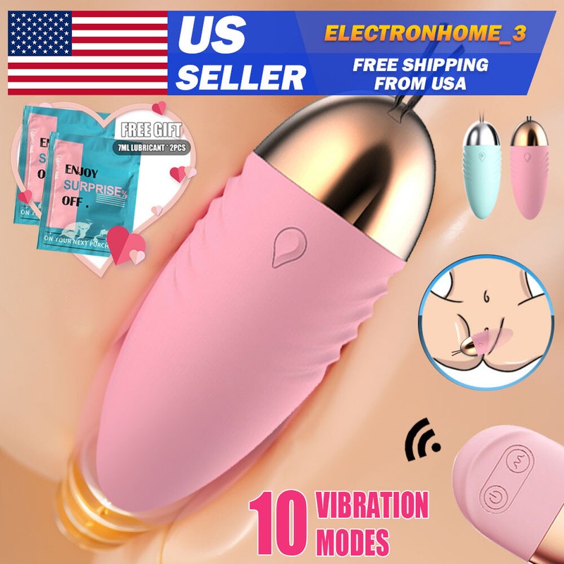 Remote Vibrator Bullet G-Spot Dildo Clit Massager Rechargeable-Sex Toy-for-Women