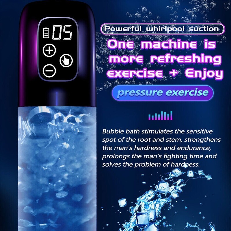 Vacuum Penis Pump ED Enhancement Erectile Enlargement Penis Enlarger for Male gallery