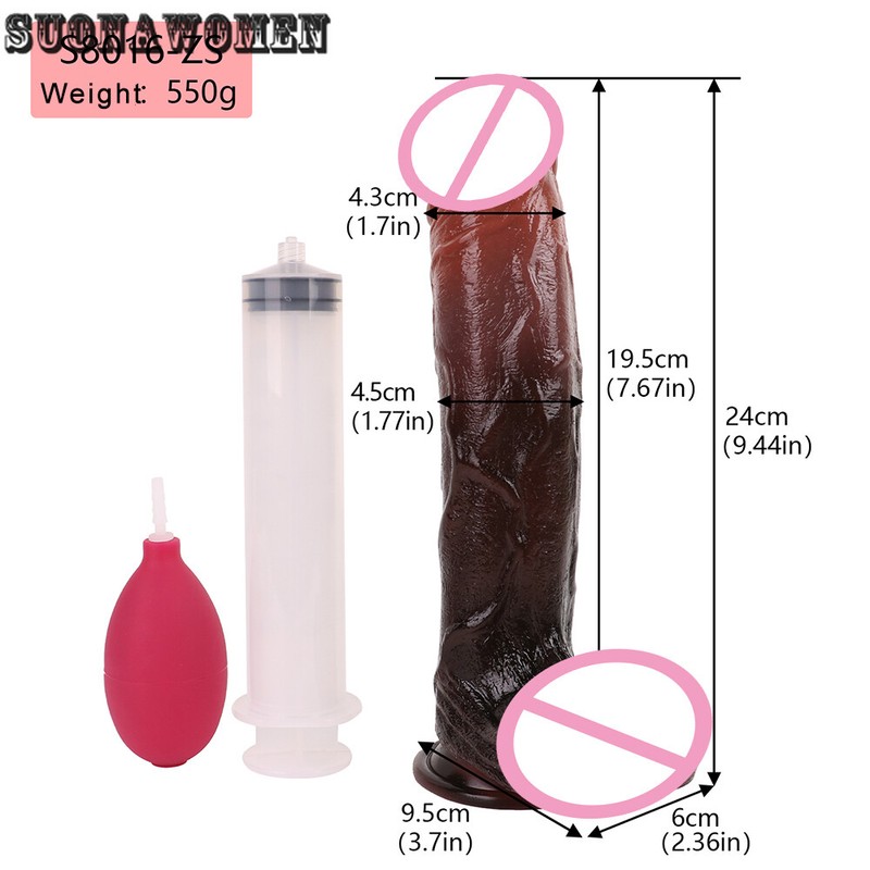 5Styles 2Colors Realistic Silicone Dildo With Sucker Anal Plug Skin Feeling Toys gallery