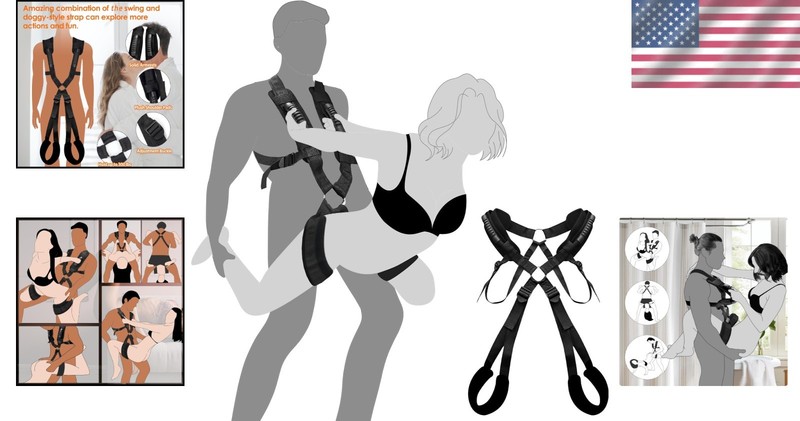 Comfortable Adult Sex Toys Swing with Adjustable Straps for Different Positions gallery
