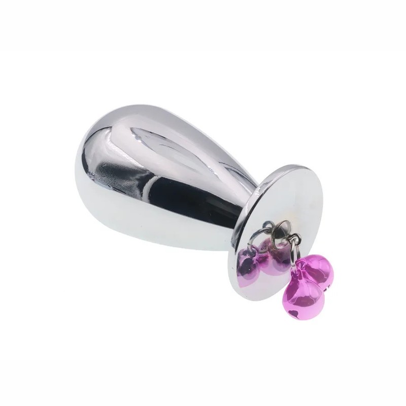 Umbrella Shape Buttplug Stainless Steel Leash Chain Anal Plug Pendant Sex Toys