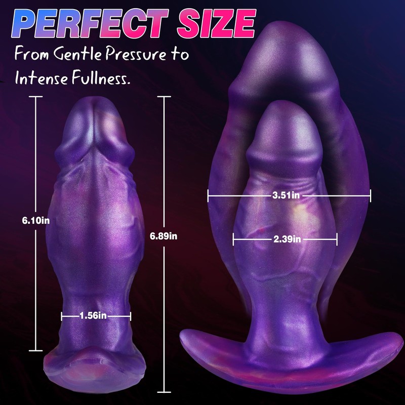 3.5" Diameter Inflatable Butt Plug Anal Plug, Magnetic Large Buttplug Anal Tr... gallery