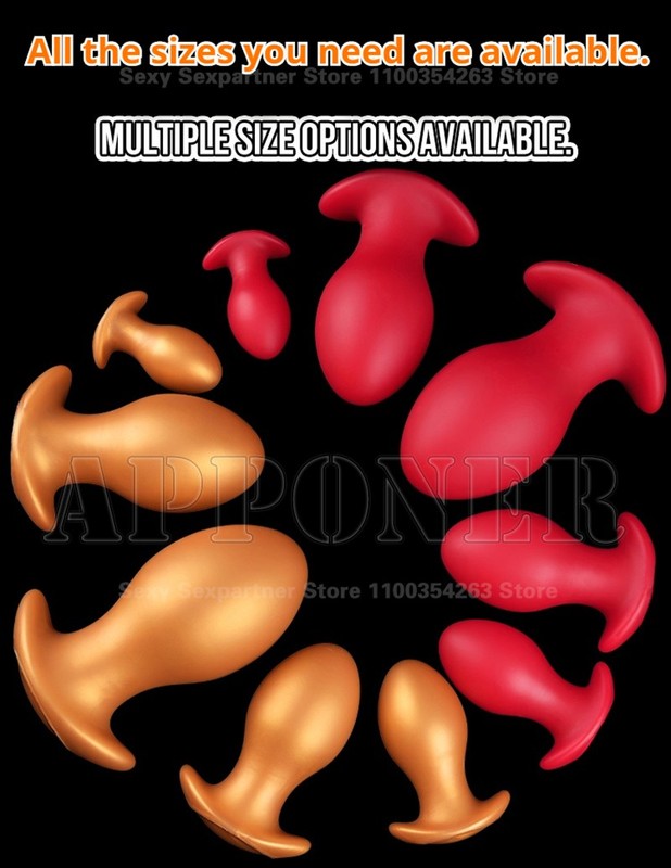 Comfortable Anal Plug Silicone Anus Dildo Wearable Anus Balls Anal Dilator Women gallery