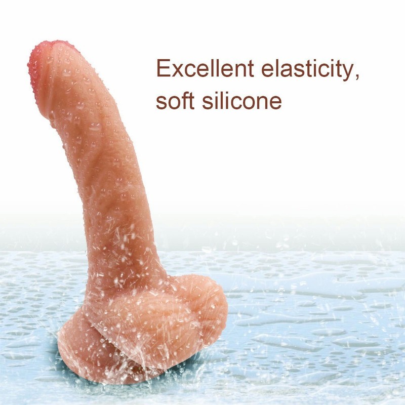 Realistic Dildo Suction Cup Penis Dong Waterproof Cock Veined Sex Toys for Women gallery