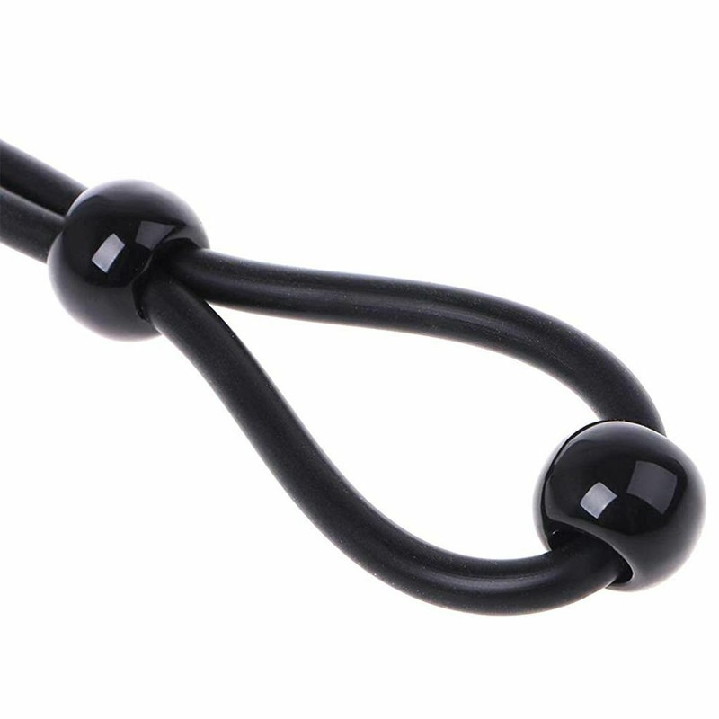 Set of 3 Male Enhancer Stretchy Adjustable Silicone Lasso Penis Cock Ring SML US gallery