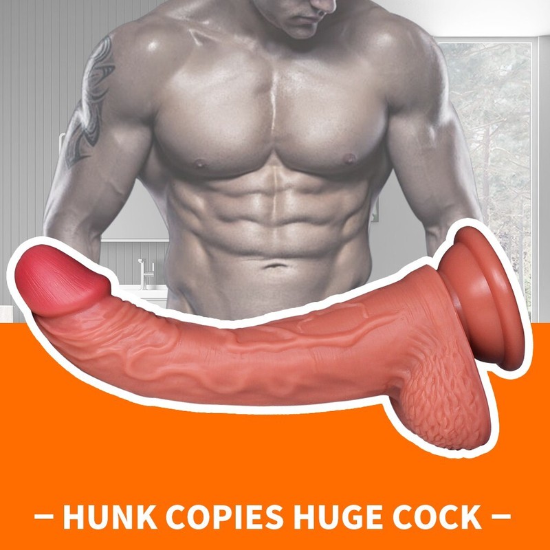 Liquid Silicone Realistic Huge Dildo Cock Suction Cup Women Sex Toys Thick Dong gallery