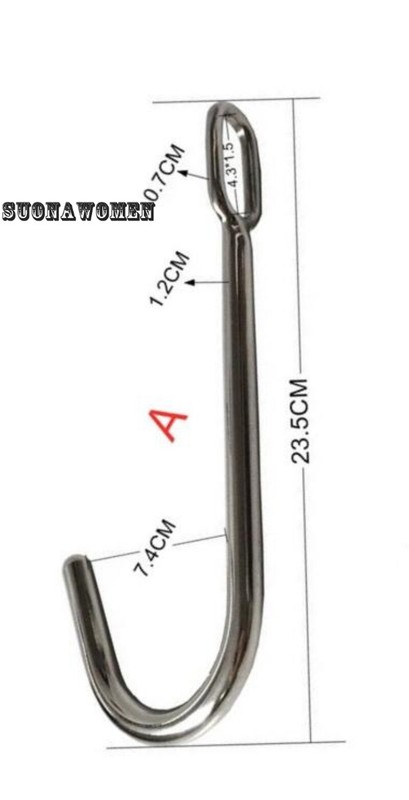 Stainless Steel Anal Hook Metal Butt Plug Ball Anal Dilator Anal Plug Sex Toys gallery