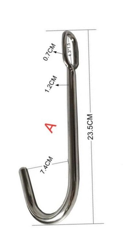 Stainless Steel Anal Hook Metal Butt Plug Ball Anal Dilator Anal Plug Sex Toys