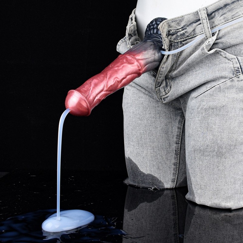 Squirting Dildo Fantasy Ejaculating Penis Monster Cock Vagina Anal Plug Sex Toy gallery