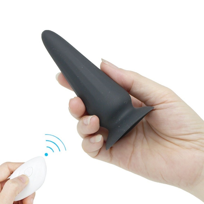 Wireless Remote Control Vibrating Anal Butt Plug Vibrator Anal Trainer Sex Toys gallery