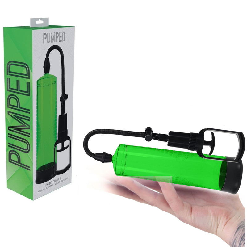 Manual Vacuum Pump Silicone Base Quick Release Beginner Penis Enhancer Enlarger