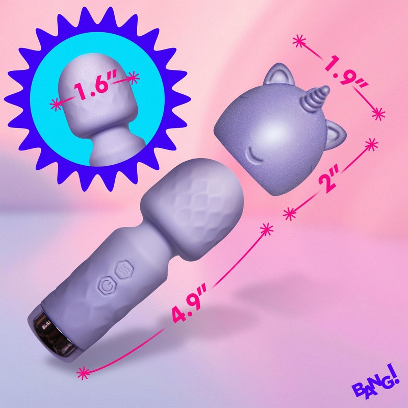 Bang! Unicorn Silicone Wand for Beginners, Women & Couples. Cute and Whimsical. gallery