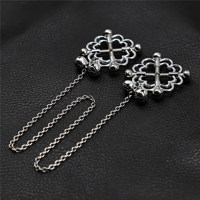 2-Type Female Adjustable Nipple Clamp Clip Torture Role-Play Sex Piercing BDSM gallery