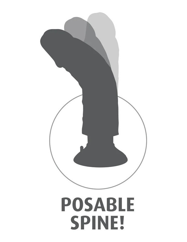 KING COCK 10" VIBRATING DILDO WALL BANGER VIBRATOR SUCTION-CUP BROWN WATERPROOF gallery