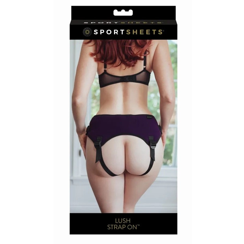 Sportsheets Lush Strap-On Harness – Purple