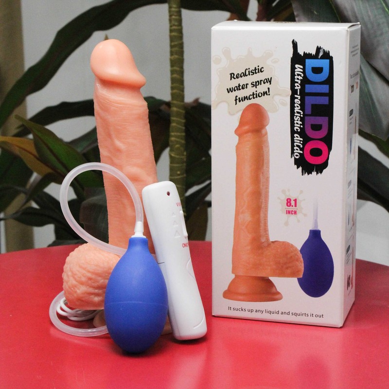 Squirting Realistic Dildo Big Penis Ejaculating Spray Water masturbator Sex Toy gallery