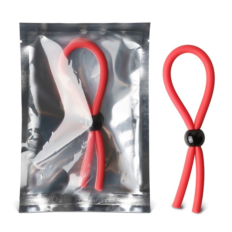 Adjustable Single Beaded Loop Cock Ring Lasso Penis Ring Sex Toy for Men gallery