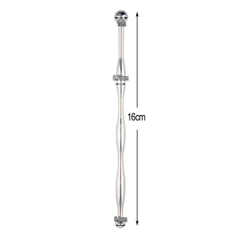 Male Stainless Steel Urethral Plug Dilator Penis Soundings Plug Stretching Rod gallery