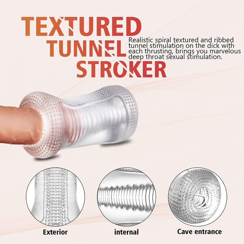 Jelly Male Masturbator Sleeve Stroker Pocket Pussy Stroker Sex Toys for Men gallery
