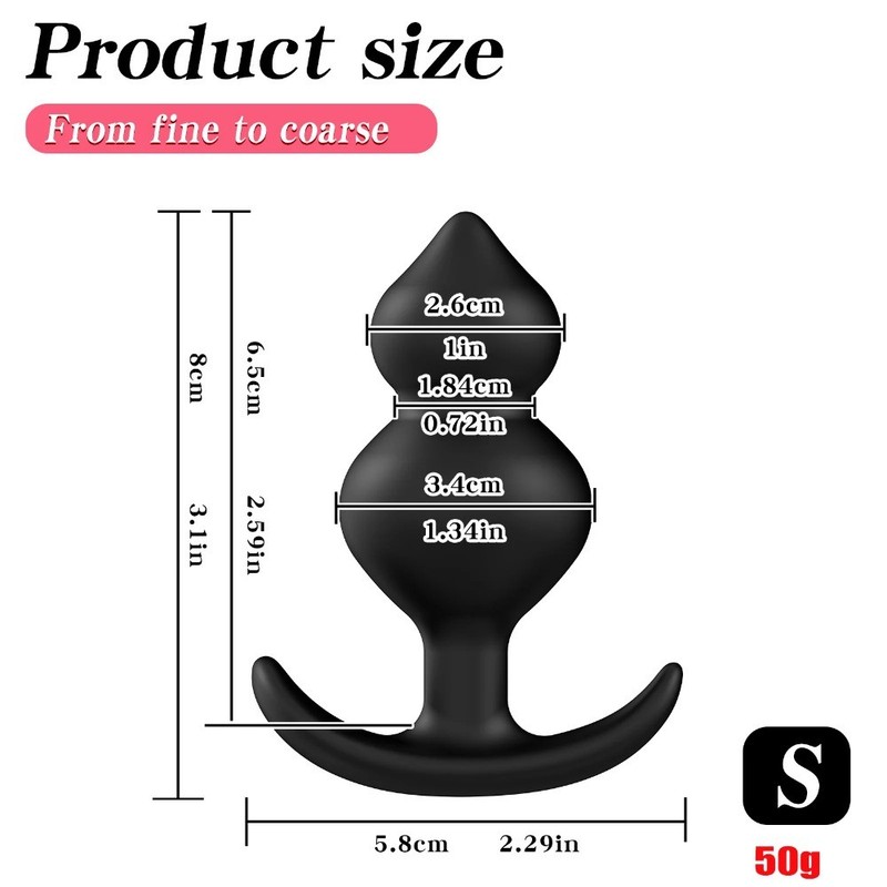 New Anal Plug Anal Beads Vaginal Balls Anal Stimulation Pull Bead Dildo Buttplug