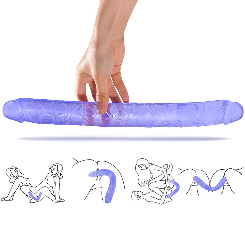 15 » Long G-Spot Dildo Vagina Massager Anal Butt Plug Sex Toys for Women Lesbian