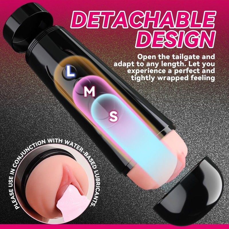 Aiccos Male Masturbator Cup, Quiet Adult Sex Toys for Men Realistic Pocket Pu... gallery