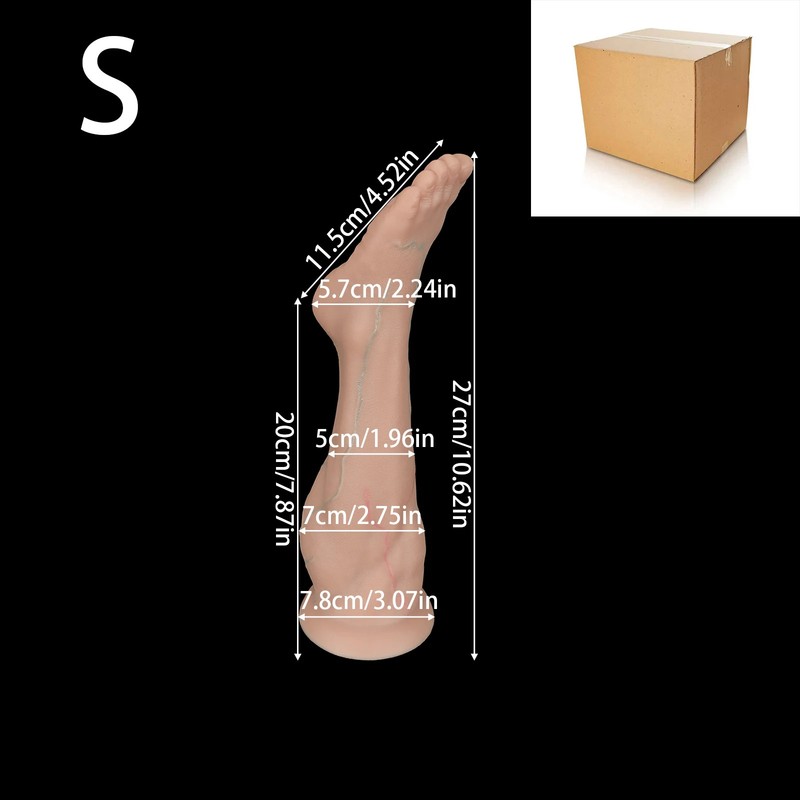 Huge 5 Sizes Foot Shape Dildos Anal Plug Fantasy Butt Plug Anal Dilator Sex Toys