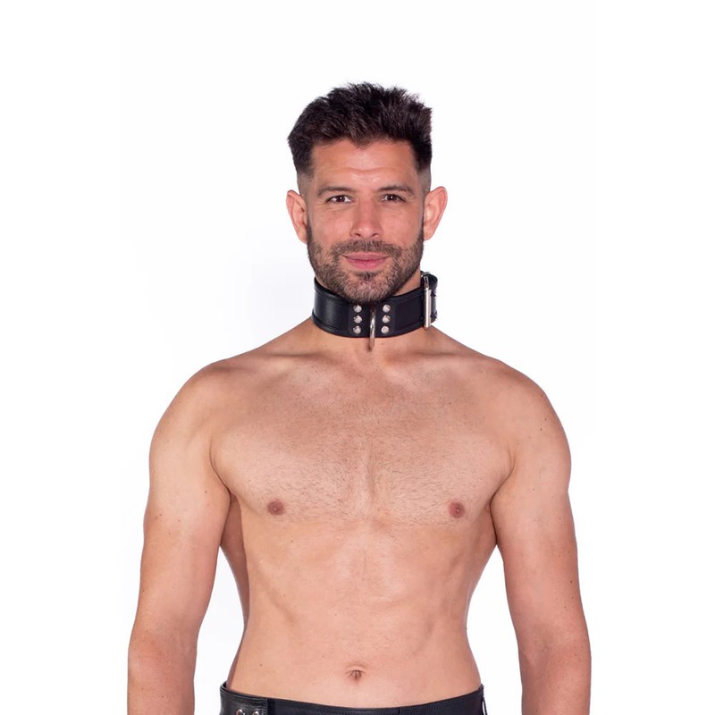 Prowler RED Leather Collar LXL