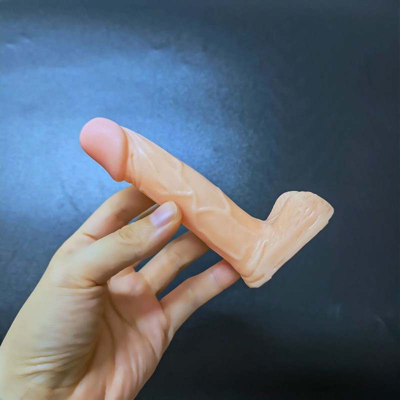 4 Inch Realistic-Small-Beginner-Penis-Anal-Dildo-Sex-Cock-Prostate-Butt Plug-Toy gallery