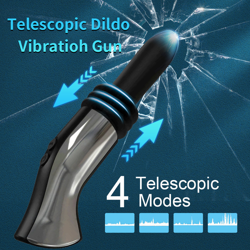 Telescopic Thrusting Anal Plug Vibrator Prostate Massager Dildo Sex Toys For Men gallery
