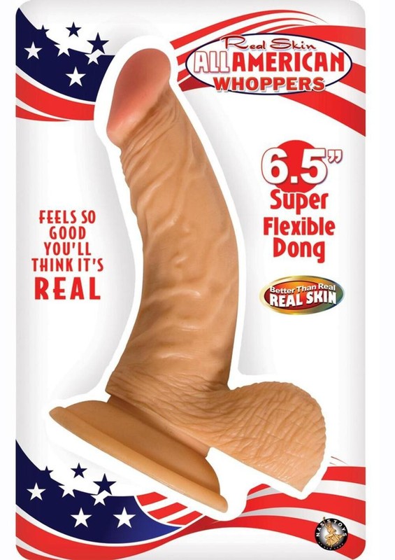 Real Skin All American Whoppers Super Flexible Dong With Balls gallery