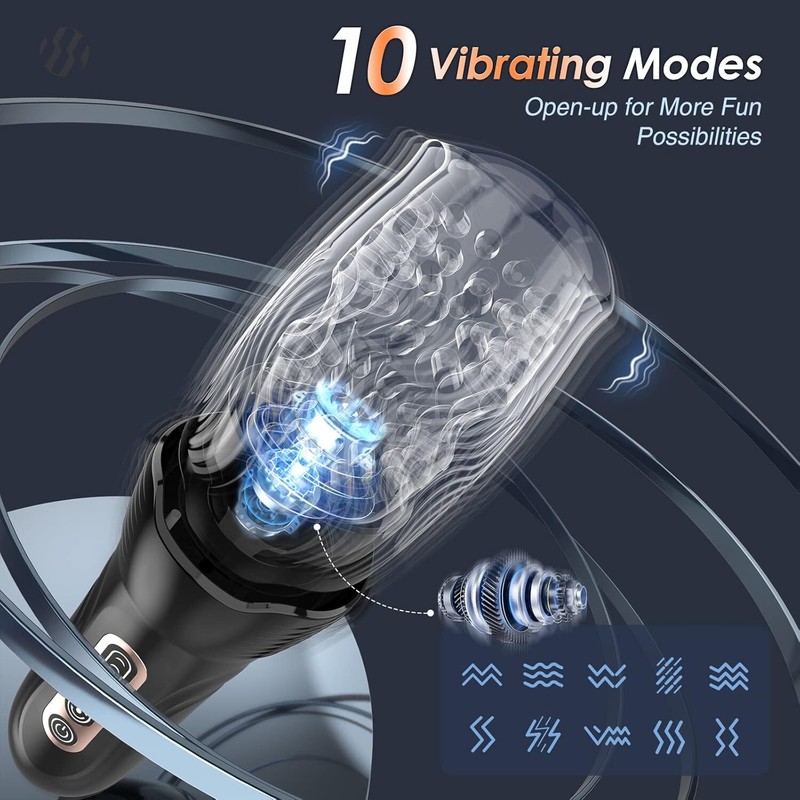 Automatic Rotating Thrusting HandsFree Cup Stroker Male Masturbaters Men Sex Toy gallery