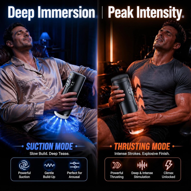 Pocket Pussy for Men with Adjustable Suction and Thrusting Features for Realism gallery