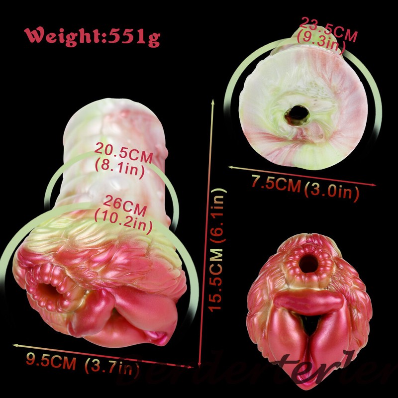 Soft Dual Channel Pocket Realistic Pusssy Silicone Vagina Anal Male Masturbator gallery