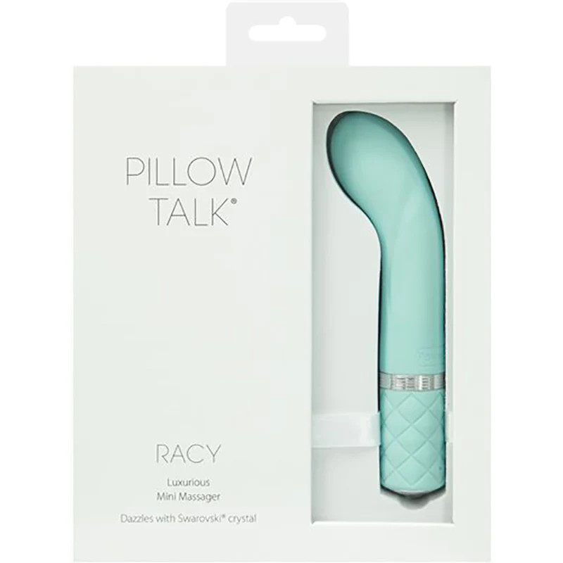 Mini Vibrator Rechargeable Teal BMS Pillow Talk Racy Mini Massager Teal