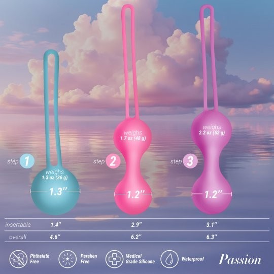 Silicone Weighted Kegel Ball Set gallery