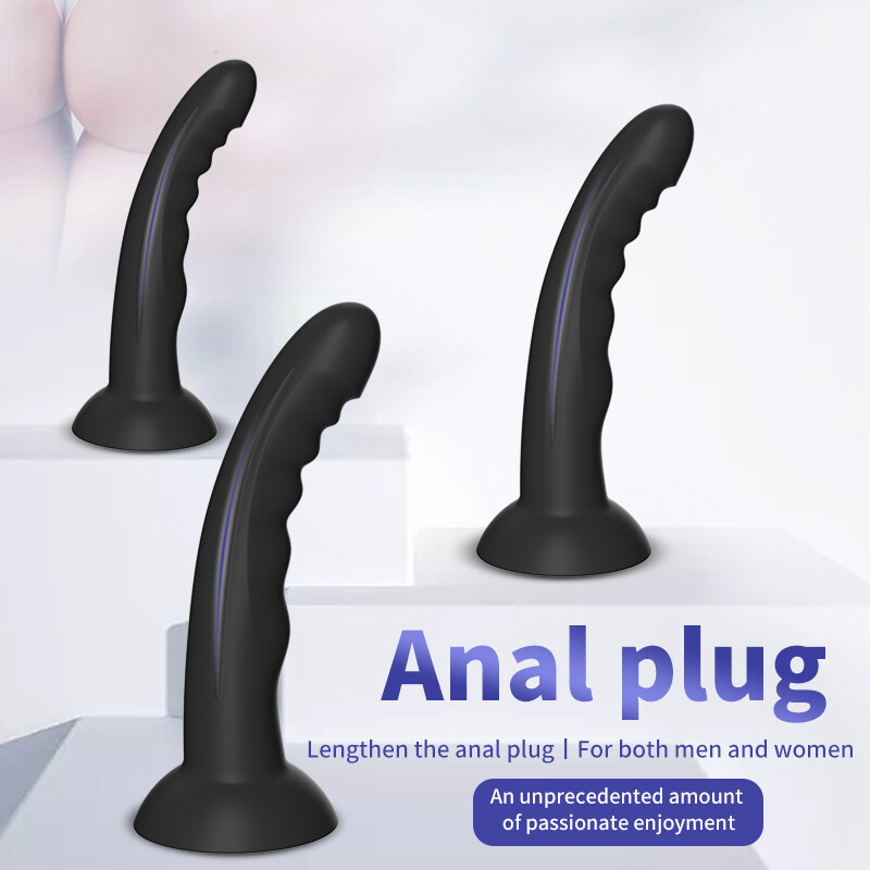 3 Size Sucker Silicone Anal Butt Plug Dilator Dildo G-Spot Stimulator Sex Toys gallery
