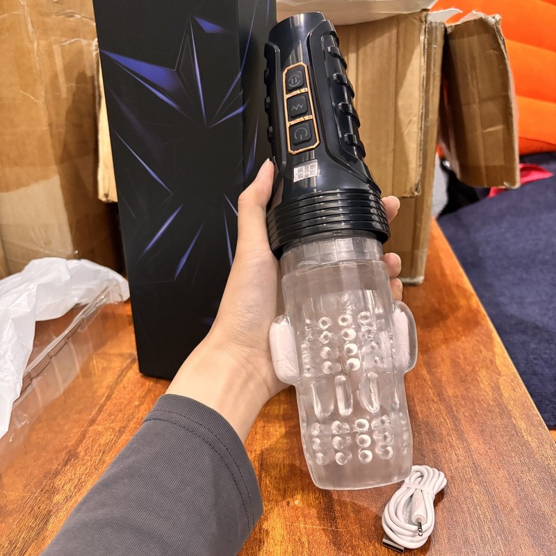 Man Masturbator Penis Pump Enlarger Sex Toy for Men Vacuum Suction Glans Trainer